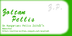 zoltan pellis business card